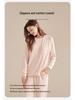 Women's Fleece-Lined Cozy Pajama Set - Long Sleeve Sweatshirt & Pants for Autumn/Winter
