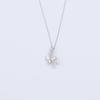 Butterfly 925 Sterling Silver Freshwater Pearl Pendant Necklace - Simple, Versatile Clavicle Chain Fashion