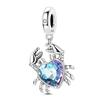 Ocean Trendy 925 Silver Dolphin Crab Boat Beach Charms Beads Fit 3mm Bracelets DIY Thoughtful Fine Jewelry Making Gifts