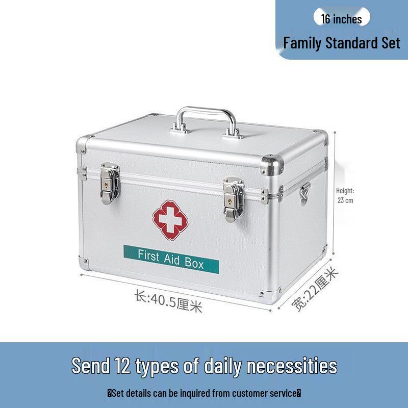 Family Pack Large Capacity First Aid Medicine Storage Box