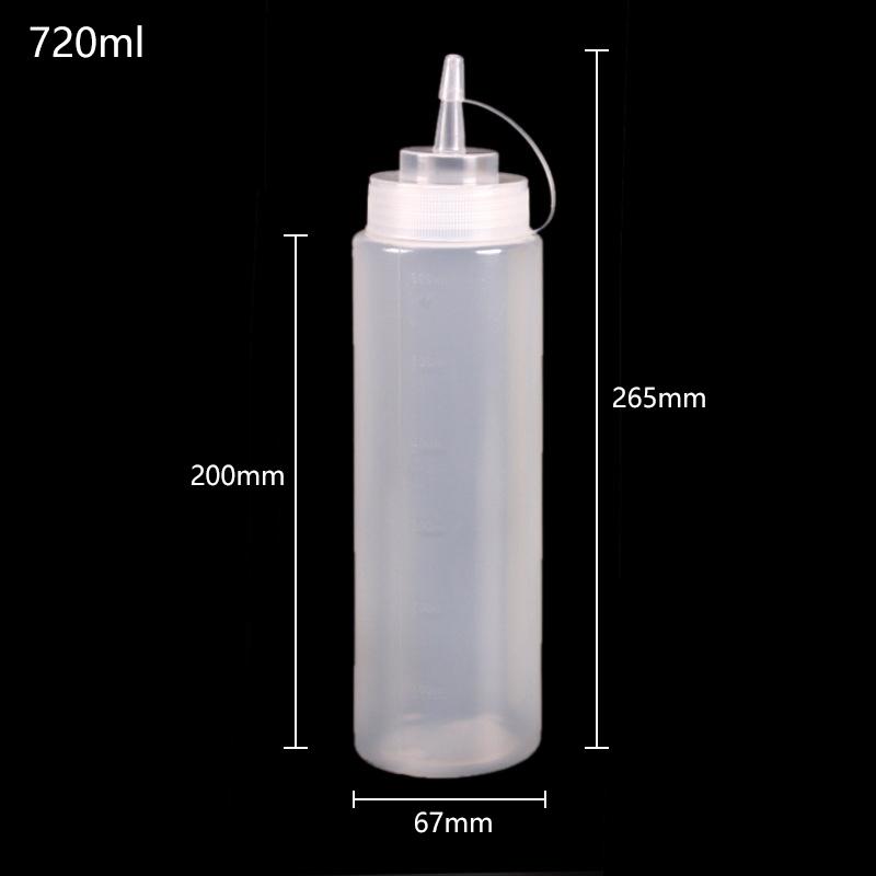240-720MLCondiment Squeeze Bottles Kitchen  Sauces Olive Oil Bottles Ketchup Mustard Dispensers Kitchen Accessories Gadgets