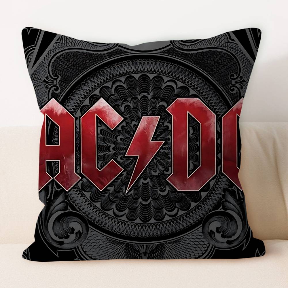 Acdc Band Personligt Kuddöverdrag Barnrum Vild Fest Dekor Kuddfodral Barn Födelsedag Dusch Present