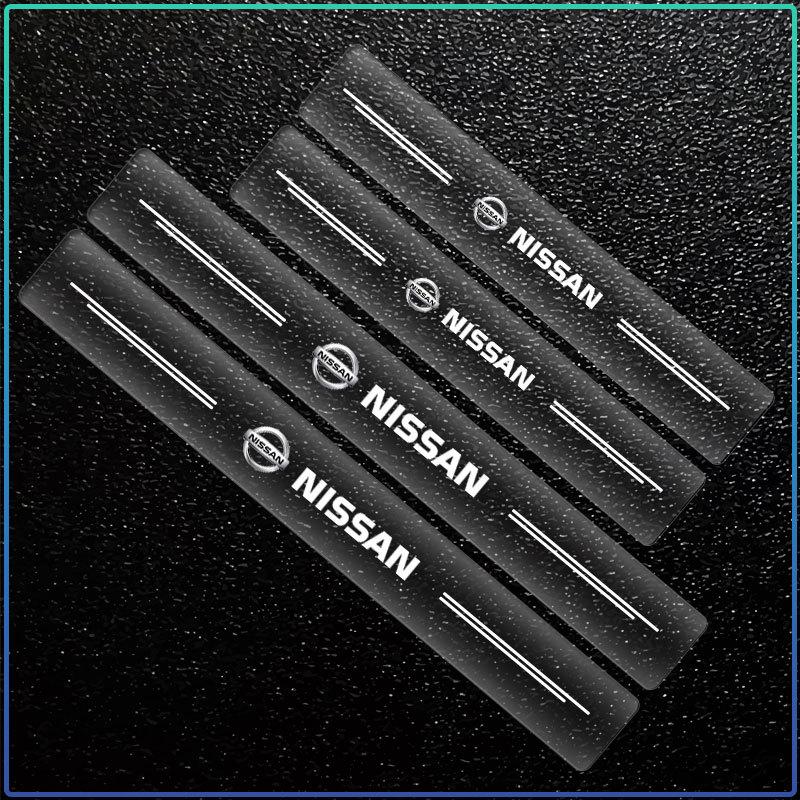 Car Stickers Auto Threshold Protection Sticker Car Accessories For Nissan Nismo Almera Tiida Juke Teana Qashqai 350Z 370Z GTR