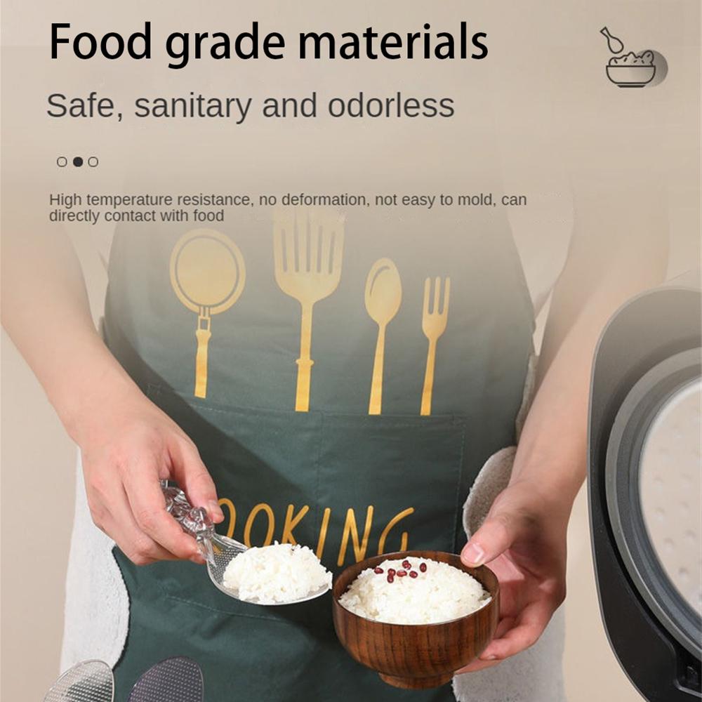 

Кухонная ложка Прочная антипригарная поверхность Прозрачный инновационный дизайн Инновационный популярный милый кролик в форме ложки для риса Ложка для риса