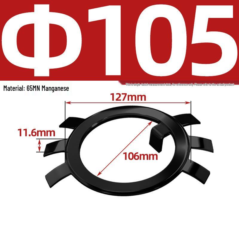 65MN Manganese 304 Stainless Steel Six-Claw Anti-Loosening Lock Nut Washer