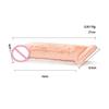 Wiederverwendbarer Penis-Seelve-Extender, Penisvergrößerung, Verzögerung der Ejakulation, realistischer Dick Sleeve Girth Enhancer, Sexspielzeug für Männer
