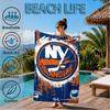 Ny Islanders Pride Strandtuch, Superweiche Mikrofaser, Perfektes Geschenk für Sie/Ihn, Geburtstag, für Pool, Strand, Reisen, Dekoration Strandparty