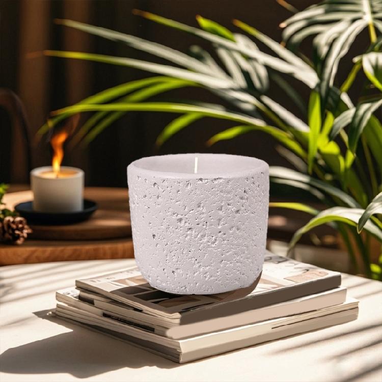 Concrete Jar Silicone Molds for Cement Candle Cup, Succulents Planter, Silicone Flowerpots Molds for Epoxy Resin