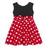 Kids Minnie Mouse Polka Dot Sleeveless Dress Red 110cm 3-4 Years