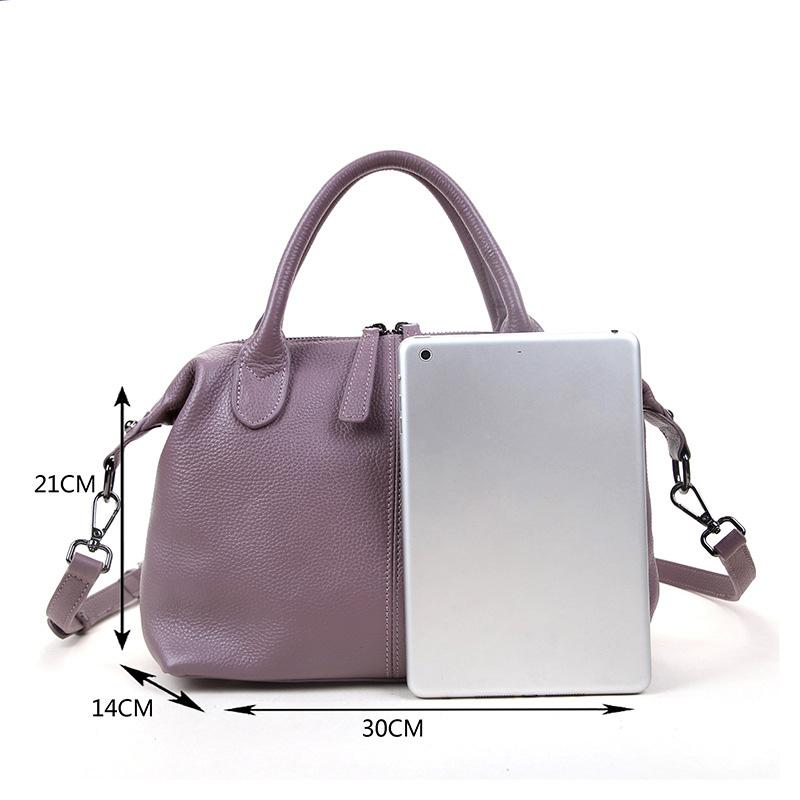 Designer Handbag Luxury Genuine Leather Shoulder Bags for Women Casual Totes Solid Large Daily Shoulder Crossbody Bag Female Mochila