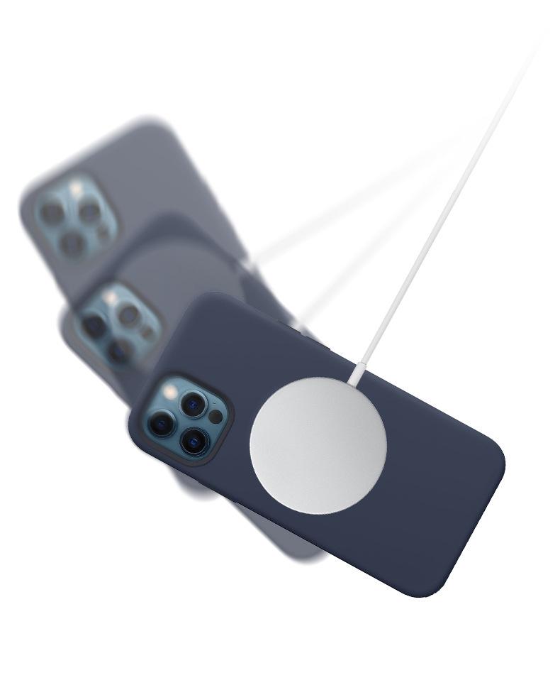 "iPhone 16 Magnetic Case for Apple 13 Pro - Official Magsafe Liquid Silicone Cover with Animation"