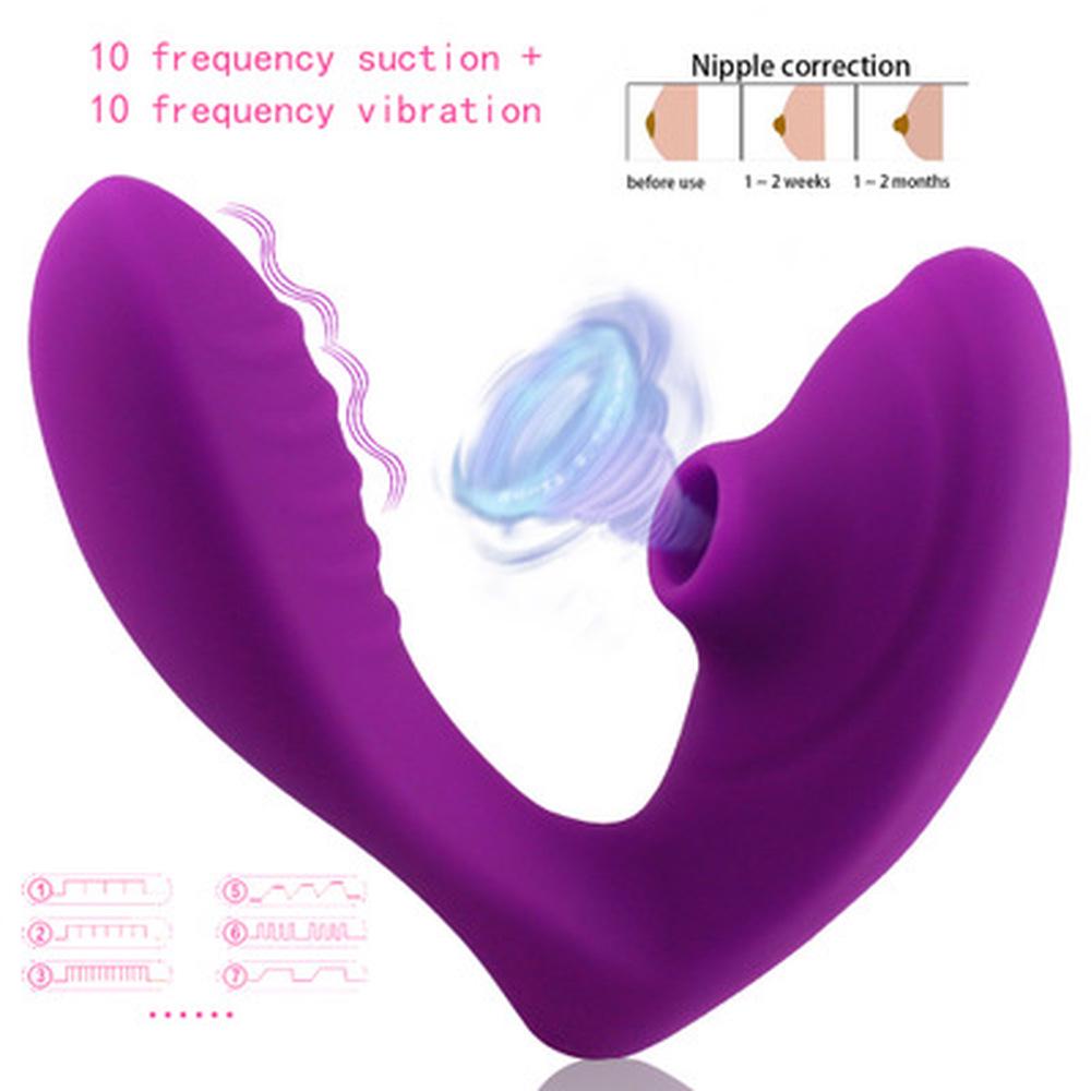 New Vagina Sucking Vibrator 10 Speeds Vibrating Sucker Oral Sex Suction Clitoris Stimulator Erotic Sex
