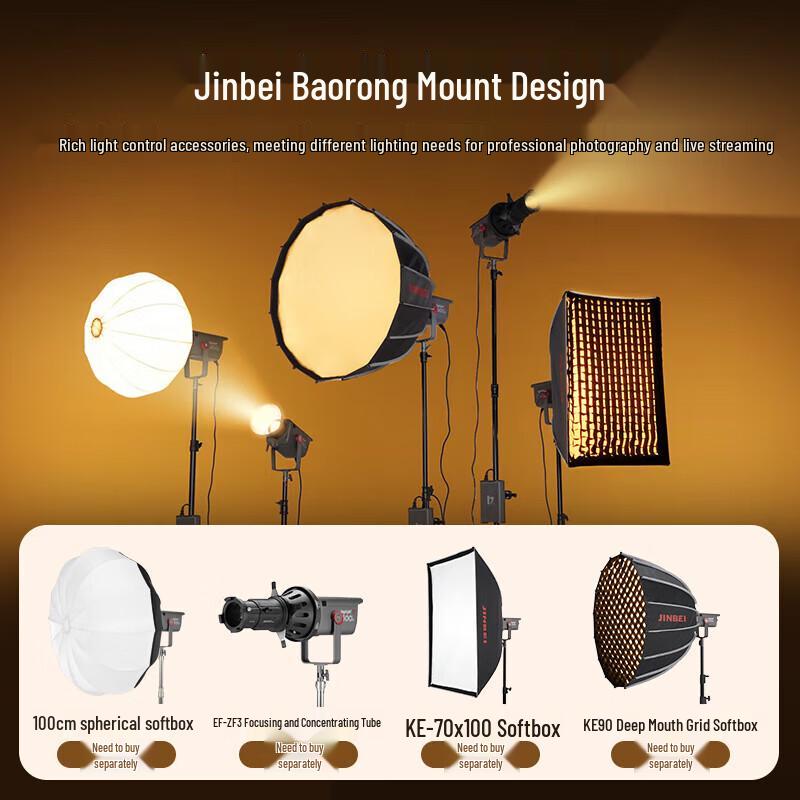 JINBEI JL500BI LED Video Fill Light