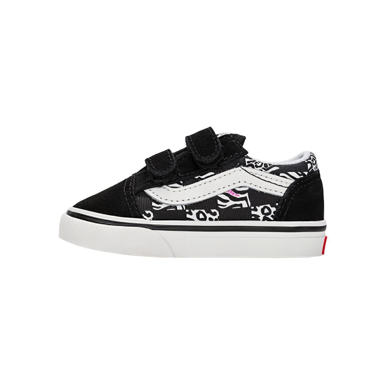 (TD) Vans Old Skool Melted Check Black White Baby VN0A4VJJBLA EU 26.5