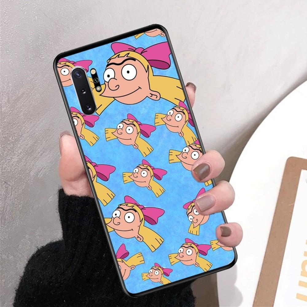 Hey Arnold Helga Bonito Phone Case For Samsung Note 8 9 10 20 Pro Plus Lite M 10 11 20 30 21 31 51 A 21 22 42 02 03