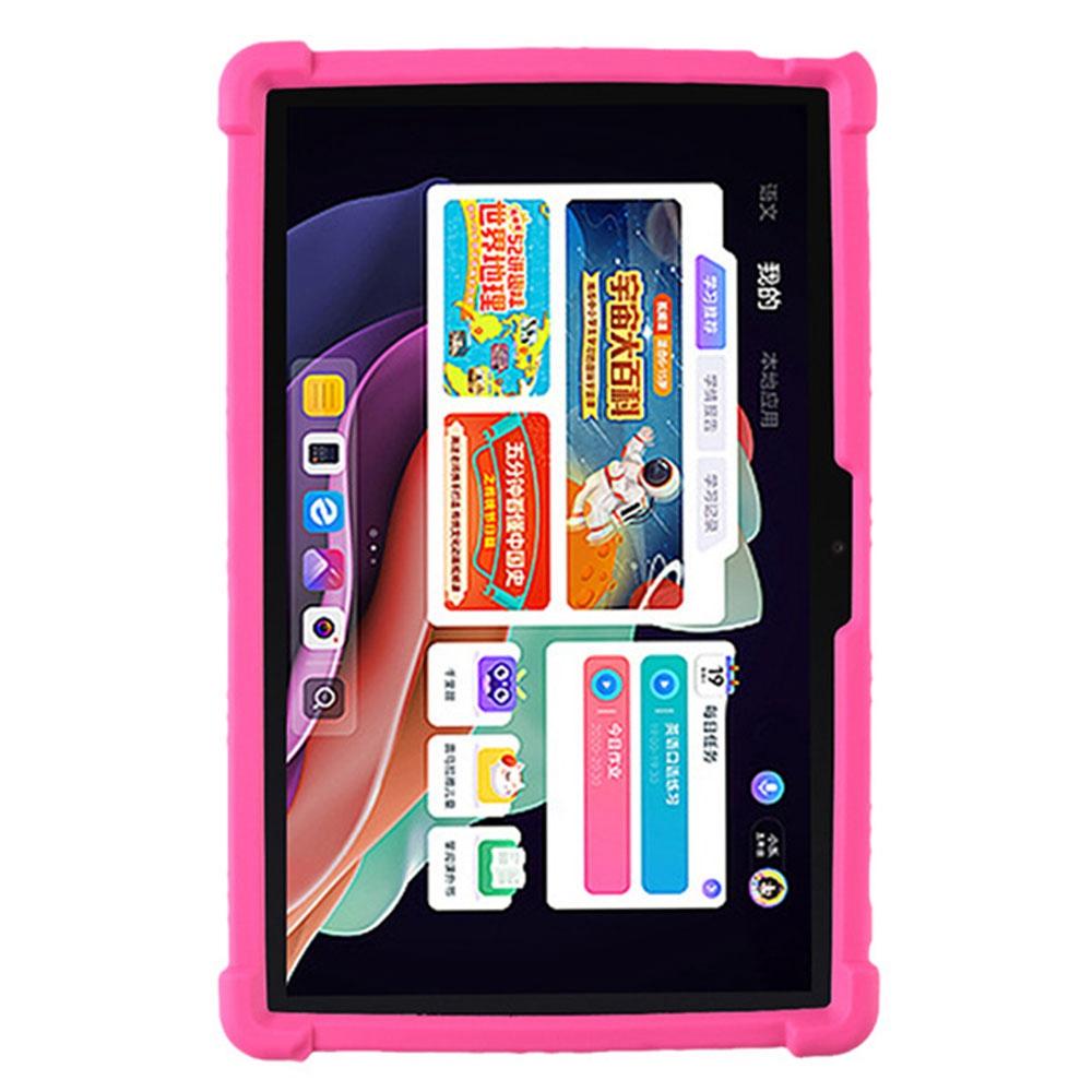 

For Lenovo Tab P11 Gen 2/Tab P11 2022 TB-350 Kickstand Tablet Case Soft Silicone Reinforced Four Corner Shockproof Cover Red