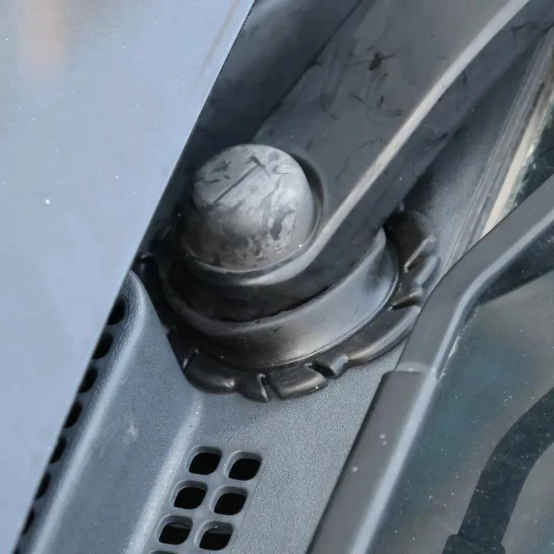 Black Car Wiper Hole Cover Universal Dustproof Anti-Leaf Silicone Pad Protector for Auto Maintenance Bottom Hole Dustproof Cover