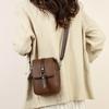 Mobile phe bag Chic Women's Synthetic Leather Shoulder Bag Versatile Handbag Crossbody Purse Ladies Tote Bag for School Office