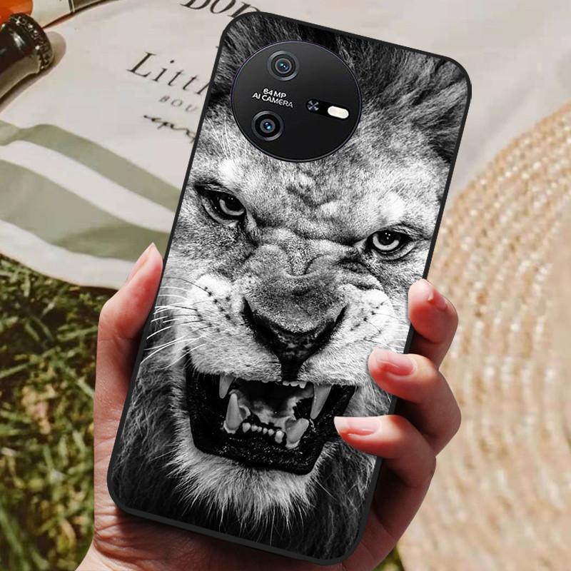 Per OSCAL TIGER 12 Custodia Silicone Morbido Lusso Antiurto Cover per Oscal Tiger 12 TPU Coque Gatto Carino Funda Shell Oscal Tiger12