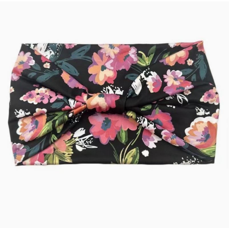 Women's Wide Headband Cotton Printed Headband Sports Band Striped Headband A Wide Edge Yoga Headband Soft Hair Band Headdress Bundle Women Headband