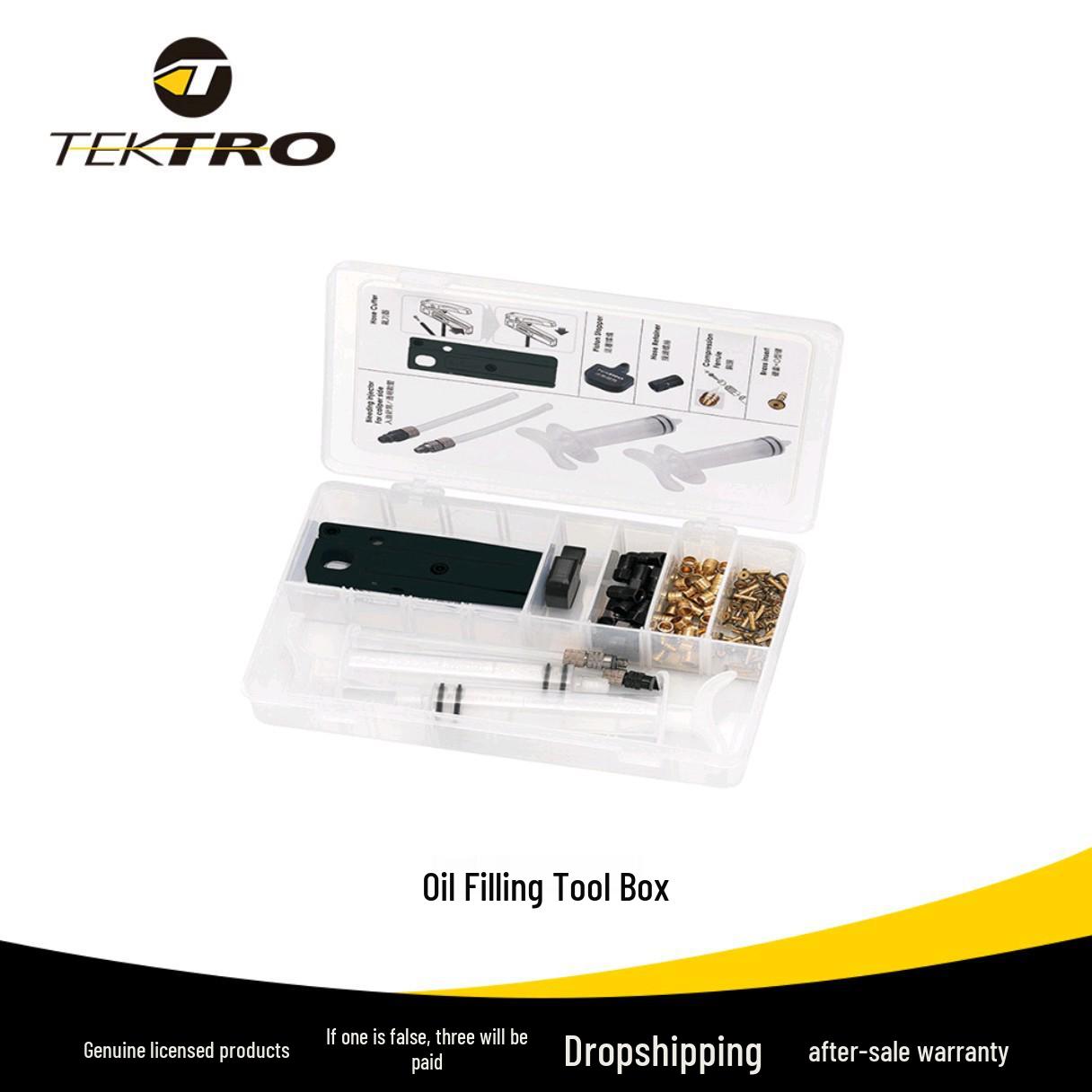 Taiwan YANHAO/TEKTRO Hydraulic Disc Brake Bleed Kit with Oil Needle and Olive Head Tool
