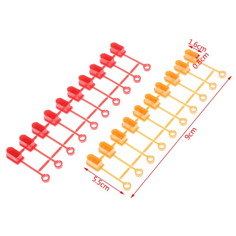 

10Pcs Xt60 Plug Terminal Ізольована захисна кришка Кейс для акумулятора Lipo жовтий