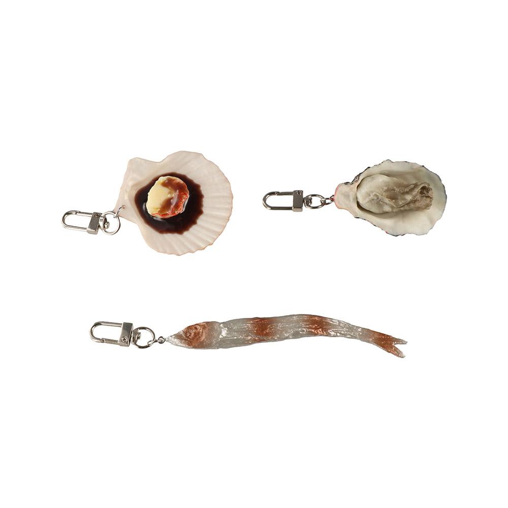 

Fashion Oyster Scallop Model Key Ring Creative Seafood Pendant Key Chain Fun Toys Style 3