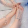 Retro Exotica: Multi-Layer Metal Tassel Anklet for Women, Cos Court Style Foot Jewelry