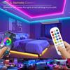 RGB 5050 Bluetooth-Lichtleiste, USB, WLAN, 5050, 24 Tasten, Neonlicht, RGB-Banddiode, flexible Leiste, TV-Hintergrundbeleuchtung, Spielzimmer-Dekoration