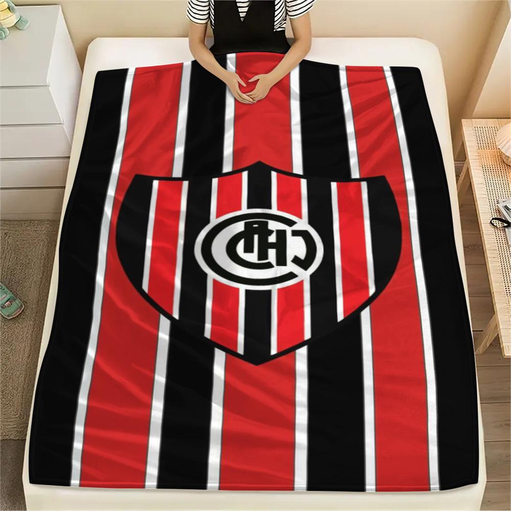 1Pc Chacarita Juniors Print Flannel Blanket High Quality Warm Comfortable Cover for All Seasons Perfect for Gifts Home Decor