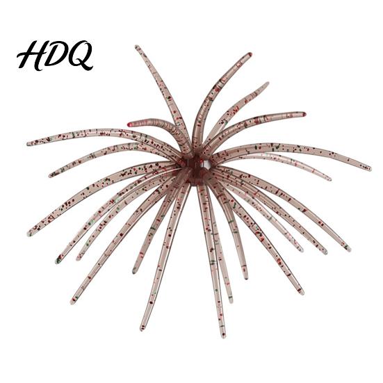 Sea Urchin Soft Baits for Bass Fishing Floating Lures Highly Elastic TPE Bionic Baits Lakes Flexible Realistic Tentacles Lures Trout Bluegill