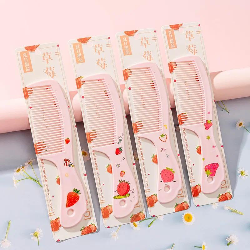 Cute Cartoon Anti-static Hair Dressing Comb Curly Portable Travel for  Girls Students Comb Hair Care Comb