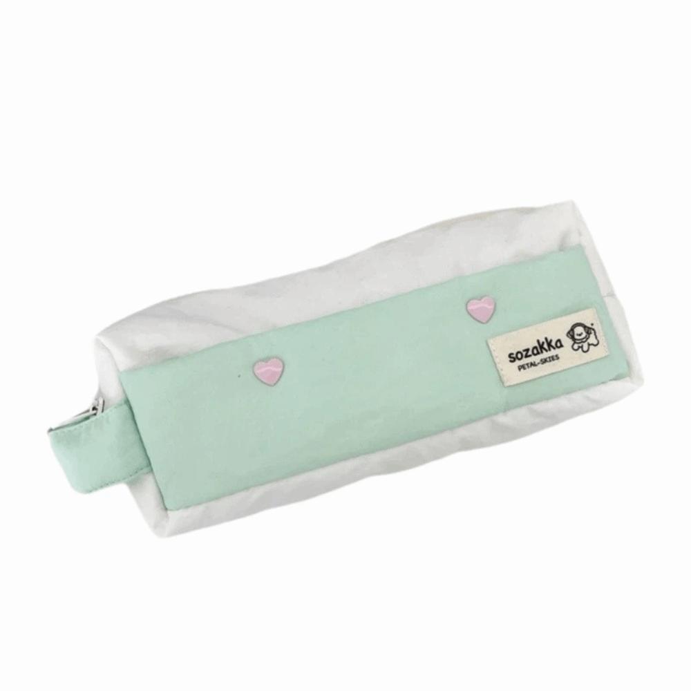 Candy Color Dopamine Pencil Bag Portable Pencil Case Portable Stationery Storage Bag  Student Style1