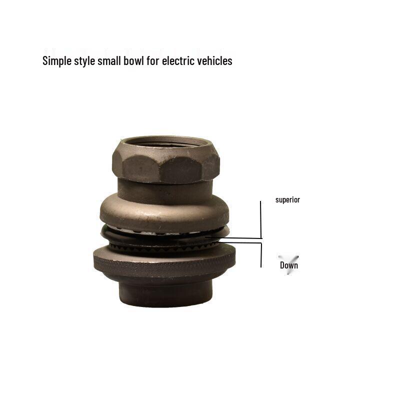 

Simple Model Electric Car Hardware: Steering Bearing, Thrust Bearing, Head Tube, Handlebar Bearing, Large Steel Bowl