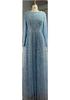 Abendkleid 1011 Frühling und Sommer Neu Europäischer und Amerikanischer Paillettenrock Weiblichkeit Gesellschaftsdame Süß Schlank Langärmeliges Kleid