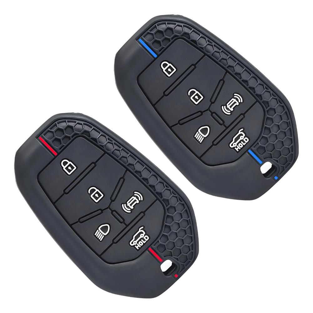 Silikonowe Etui Pokrowiec na Kluczyk Samochodowy Do Ssangyong Rexton Y400 Y450 G4 Pokrowiec Ochronny Uchwyt Akcesoria na Kluczyk Zdalny Samochodu