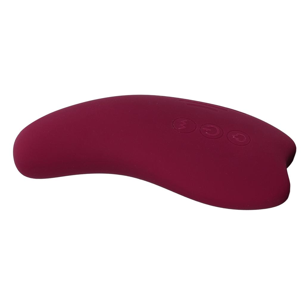 Electric Lactation Massage Machine 10 Vibration Mode USB Breast Feeding Massager Waterproof Brown