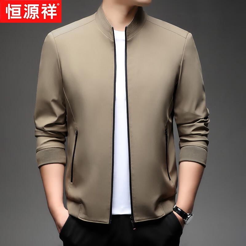 

Hengyuanxiang Men s Casual Baseball Collar Jacket 4XL