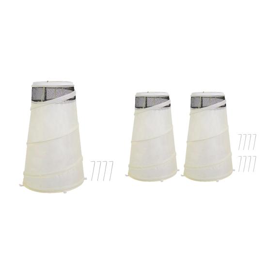 Yousheng Plant Protector Cone Winter Pop-Up Rose Collar Freeze Protection Roses Bush Cover with Mesh Protect Plants from Frost Animals for Garden