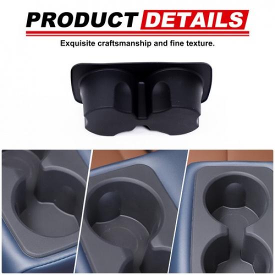 Car Armrest Rear Seat Dual Cup Holder Storage Box For Ford Maverick -2024