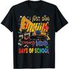 I Just Dug My Way Through 100 Days of School Construction Cotton Men T Shirt S