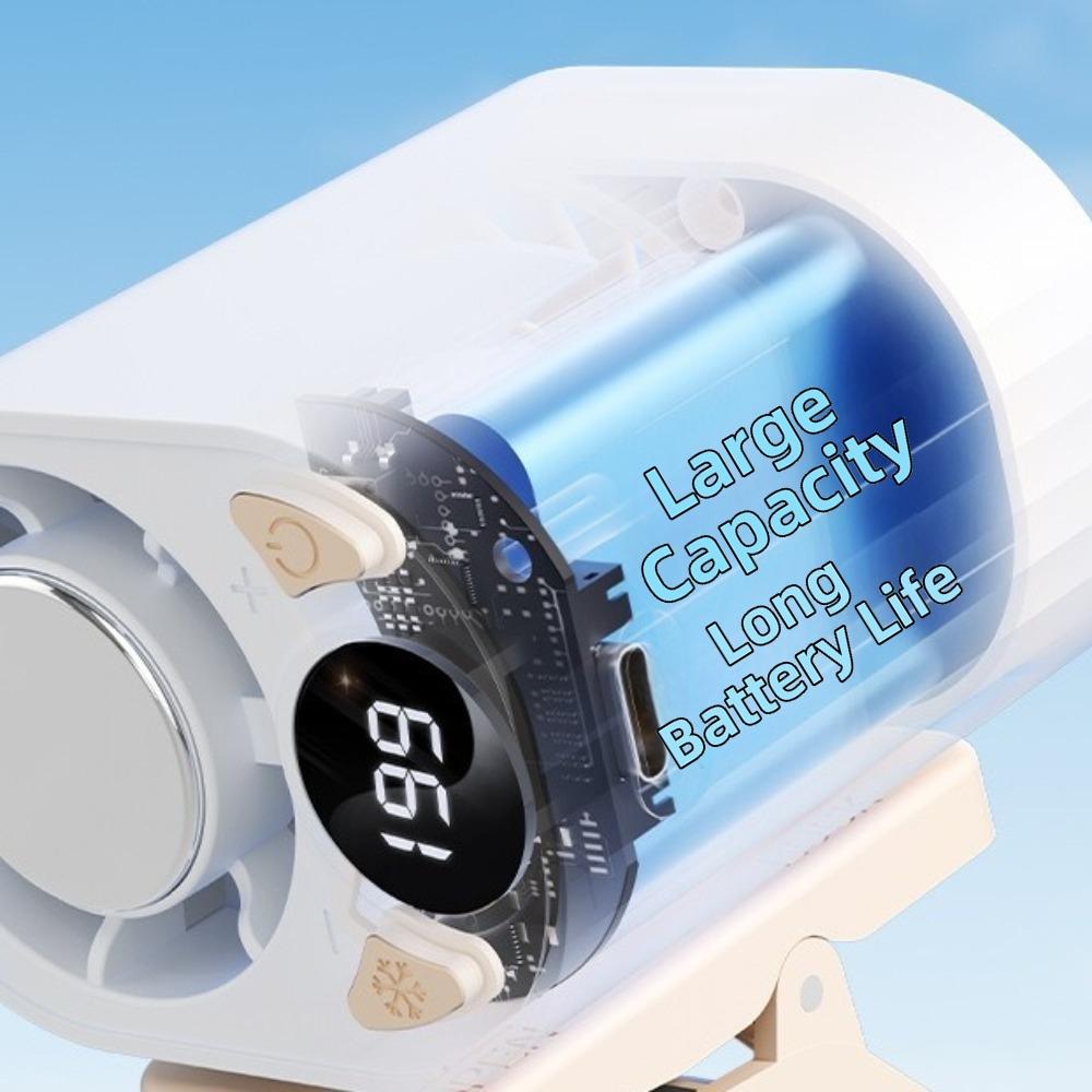 USB Charging Clip On Car Air Conditioner Silent Operation Mini Clip Fan For Drivers