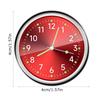 1PC Mini Quartz Clock for Car Glow-in-the-Dark Small Analog Dashboard Watch Stick-On Design Glowing Car Dashboard Clock