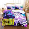Black Summoner Anime Bedding Set Single Twin Full Queen King Size Duvet Cover Sets for Adult Kid Bedroom