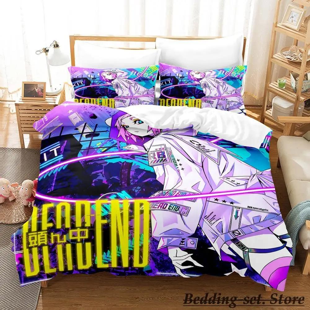 Black Summoner Anime Bedding Set Single Twin Full Queen King Size Duvet Cover Sets for Adult Kid Bedroom