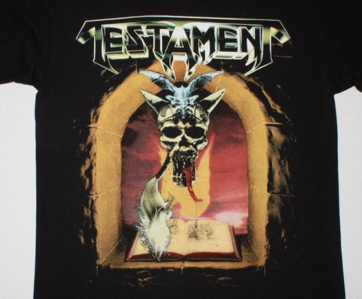 Vintage 80s TESTAMENT THE LEGACY  87 Cotton Black Unisex S-234XL T-Shirt AH1117 Unisex T-Shirt L