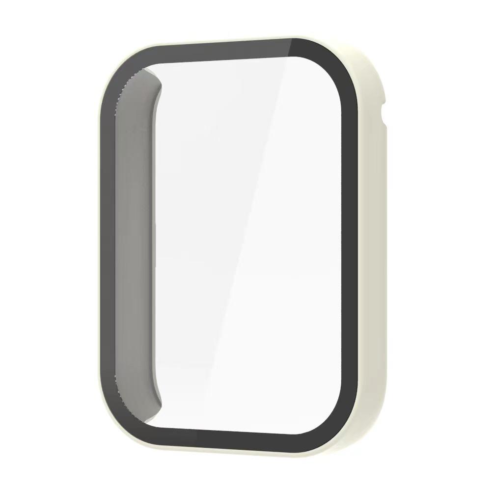 

Стекло + защитный чехол для Xiaomi Band 8Pro / Miband 7 Pro, универсальный бампер Miband8 Pro слоновая кость