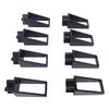 8PCS Truck Bed System Blocker Plastic Truck Bed Protector Corner Guard for Rail