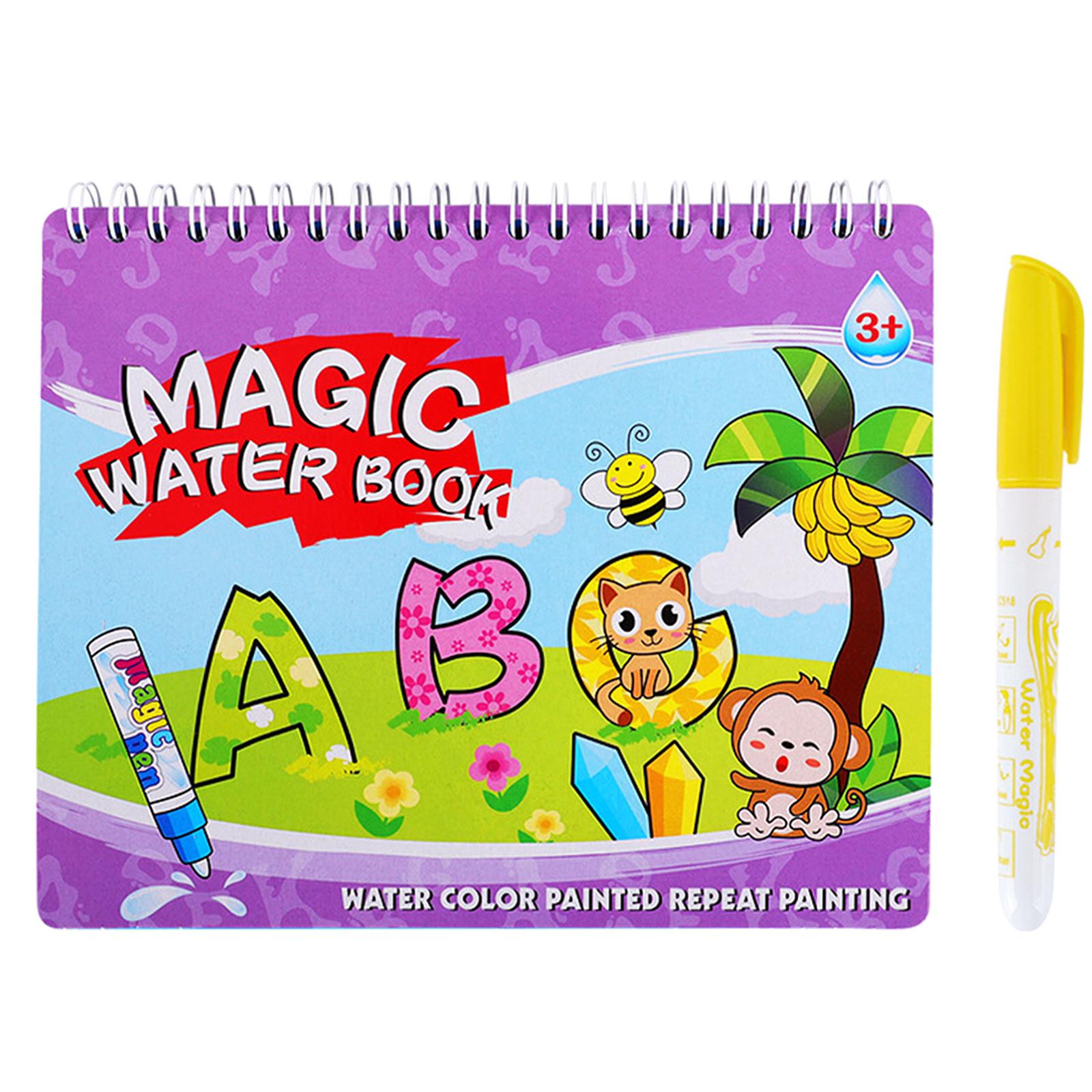 

Детская книжка с картинками на воде. Книга с картинками на волшебной воде. Раскраска.