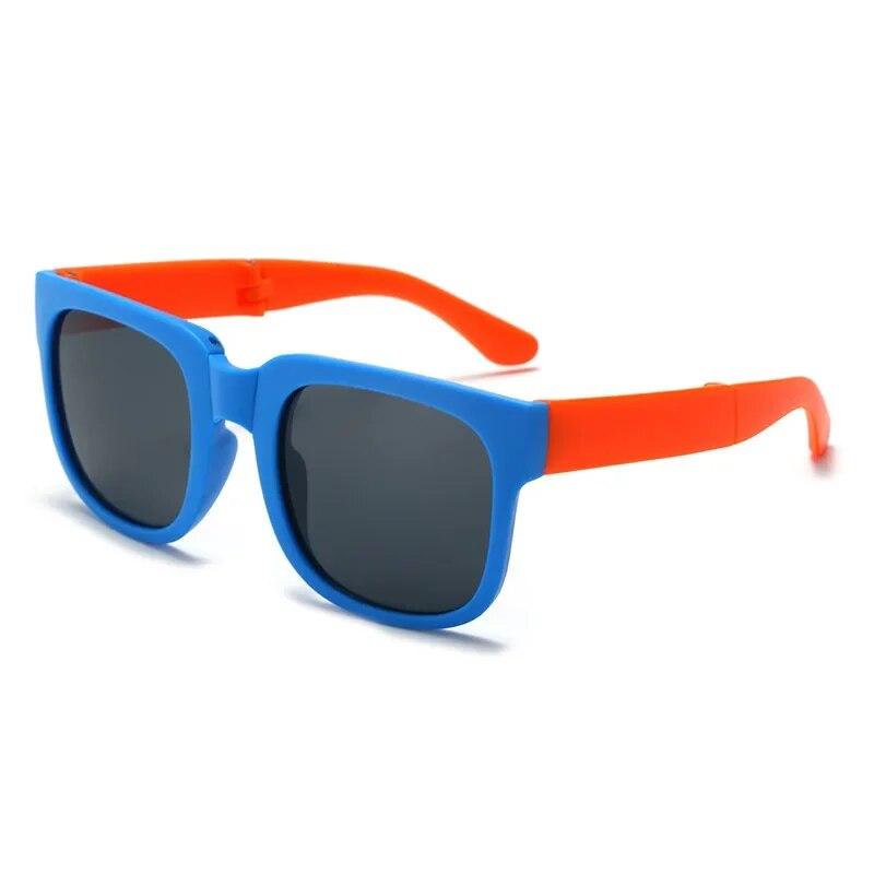 Kids Sunglasses for Boy Girl Folding Sunglasses Brand Design Square Glasses Children Eyewear Sun Shades Outdoor Protection UV400